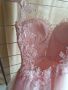 Нежна розова бална рокля ХС/С, снимка 6