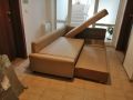 Разтегателен диван с място за съхранение, снимка 1 - Дивани и мека мебел - 46018488