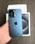 НОВ!!! 256Gb /*ЛИЗИНГ*/ iPhone 15 Pro Max Blue Titanium / Айфон, снимка 5