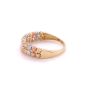Златен дамски пръстен 2,33гр. размер:55 14кр. проба:585 модел:23692-3, снимка 2