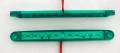 1бр. Лед LED габарити с 12 диода , 12-24V , ЗЕЛЕНИ за камион ремарке, снимка 1