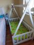 детско дървено легло монтесори 140/70, снимка 1 - Мебели за детската стая - 45686551