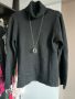 OVS Дамски вълнен черен пуловер поло, L, снимка 1 - Блузи с дълъг ръкав и пуловери - 45717562