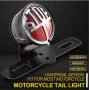 NATGIC Винтидж задна светлина за мотоциклет, 12V универсалнa ретро задна стоп светлина, снимка 8