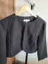 Късо черно дамско сако, снимка 1 - Сака - 44954215