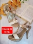 Разнообразие от дамски сандали на ток номер 39 , снимка 3