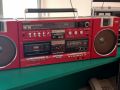 Продавам радиокасетофон boombox Sharp gf 700 Japan red , снимка 6
