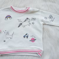 Дънков клин и блуза H&M за бебе 6-9 месеца, снимка 2 - Комплекти за бебе - 45442471