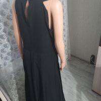 Красива черна дълга рокля Junona, снимка 2 - Рокли - 45701149