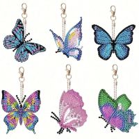 Диамантен гоблен - пеперуди Ключодържатели , снимка 2 - Гоблени - 45835409