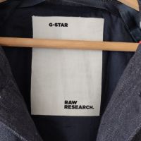 Ново без Етикет! G-Star Research by Aitor Throup GSRR D-Staq Trench Мъжко Деним Яке Размер М, снимка 8 - Якета - 45110913
