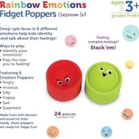 Нов Цветни Фиджет Играчки за Емоции - Комплект от 24 за Деца Learning Resources, снимка 6 - Образователни игри - 45469185