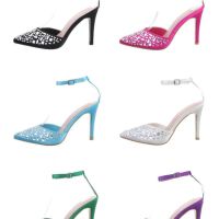 Дамски сандали на висок ток, 6цвята , снимка 1 - Сандали - 40362574