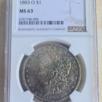 Dollar 1883 O MS63 NGC, снимка 1 - Нумизматика и бонистика - 45859675