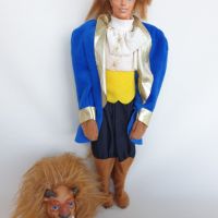Ретро кукла от "Красавицата и звяра", Дисни, Disney, снимка 1 - Кукли - 45841211