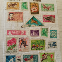колекция от стари пощенски марки , снимка 4 - Филателия - 45024856