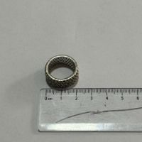 Дамски сребърен пръстен с камъни, снимка 5 - Пръстени - 45570317
