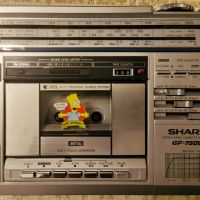 SHARP GF-7500 (радиокасетофон касетофон радио касетофон), снимка 2 - Аудиосистеми - 45845833