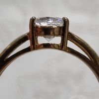 Vintage сребърен пръстен с позлата 3,62 грама , снимка 4 - Пръстени - 45306470