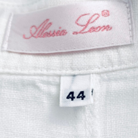 Модерна къса  риза плътен лен ALESSIA LEON, снимка 3 - Ризи - 45071302