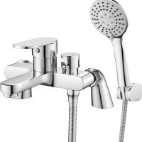 Смесител за вана с душ слушалка Модерен едноръкохватков, 3 режима, 1,5 м маркуч за душ, снимка 1 - Смесители - 45636040