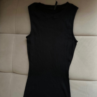 Дълга черна рокля, снимка 2 - Рокли - 44434877
