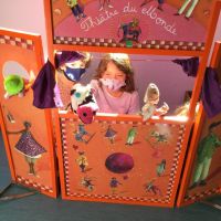 Дървен куклен театър , снимка 6 - Образователни игри - 45892699