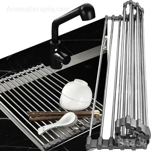 Сгъваем сушилник за отцеждане на съдове, снимка 1