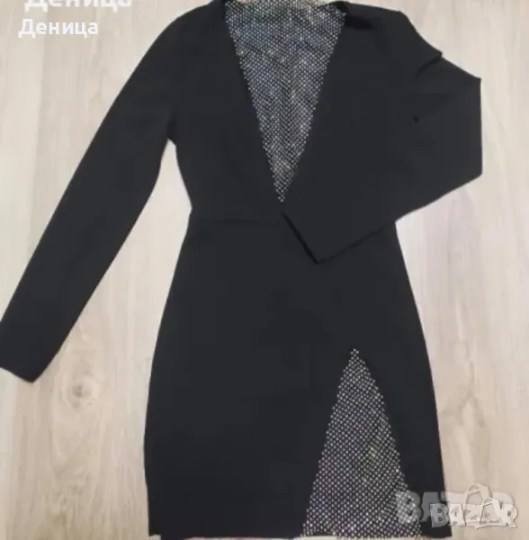 Елегантна Черна рокля без размер Универсална , снимка 1