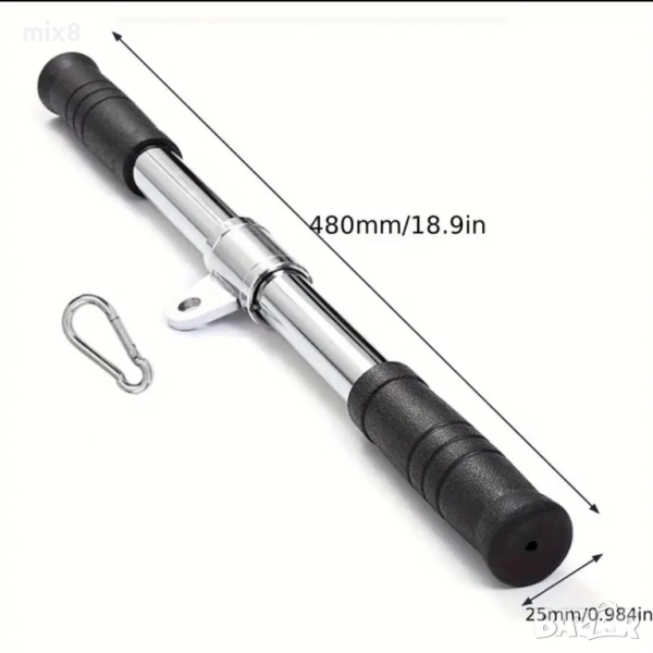 Прав къс лост за скрипец, снимка 1