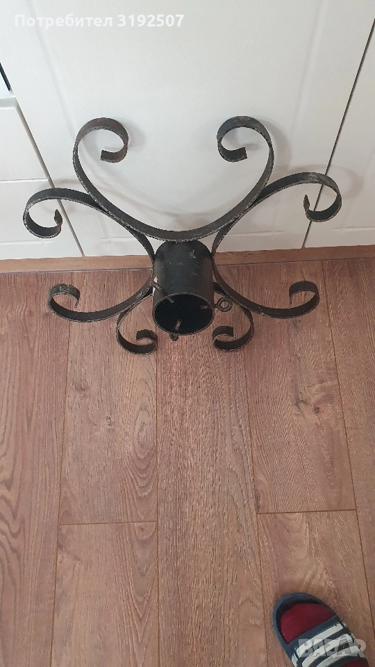 Масивна стойка ковано желязо за Елха, снимка 1