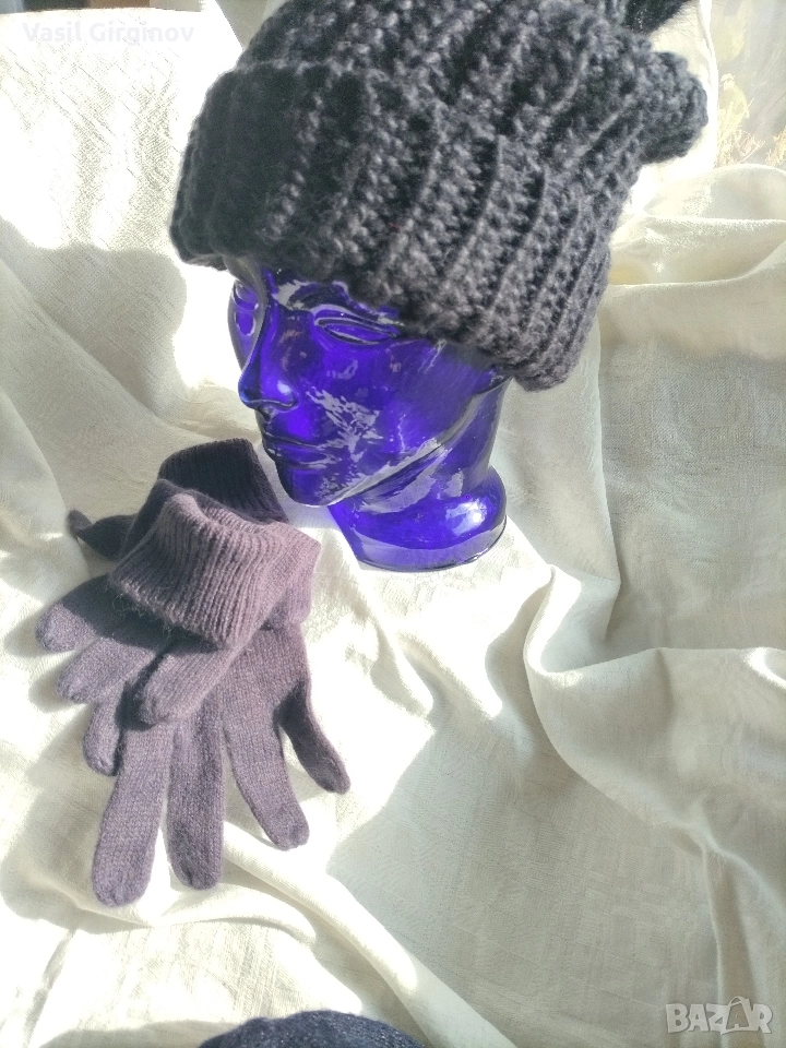 Топла зимна шапка и ръкавици , снимка 1