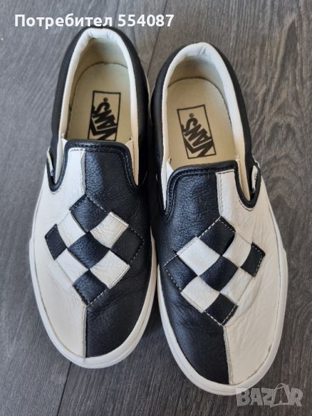 Дамски VANS естествена кожа, снимка 1