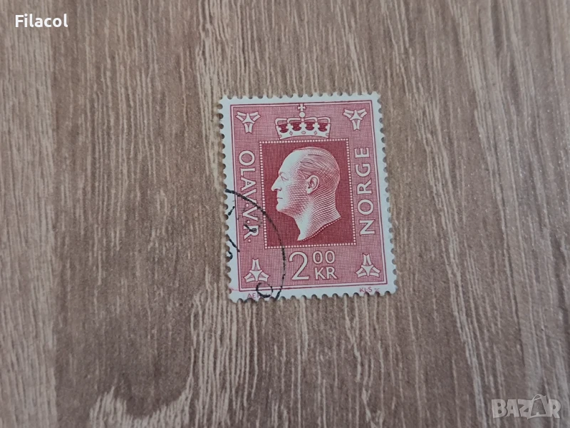 Норвегия Личности Крал Олав V 1969 г., снимка 1