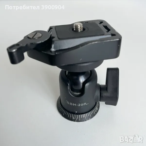 Глава Vanguard SBH-20p и Velbon QRA-3 плоча, снимка 1