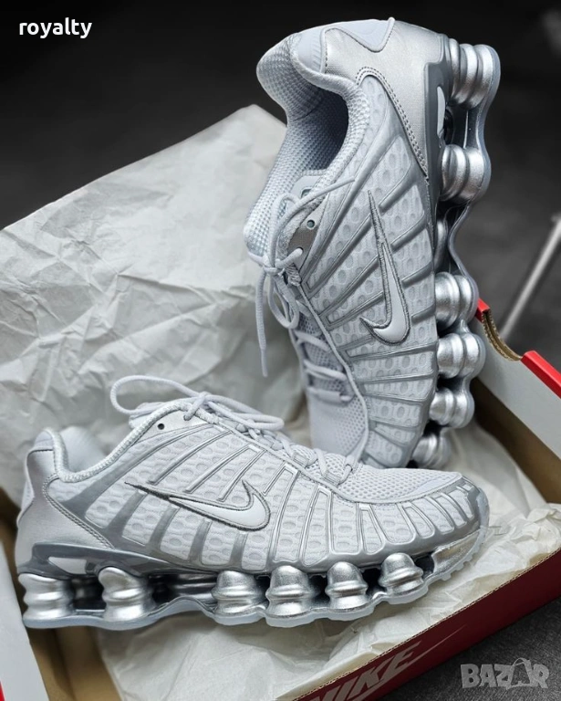 Nike Shox TL Сиво Мъжки Маратонки с Кутия 40-45 Номер , снимка 1