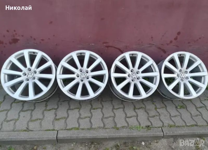 R19 оригинални VW R-Line джанти 5x112, снимка 1