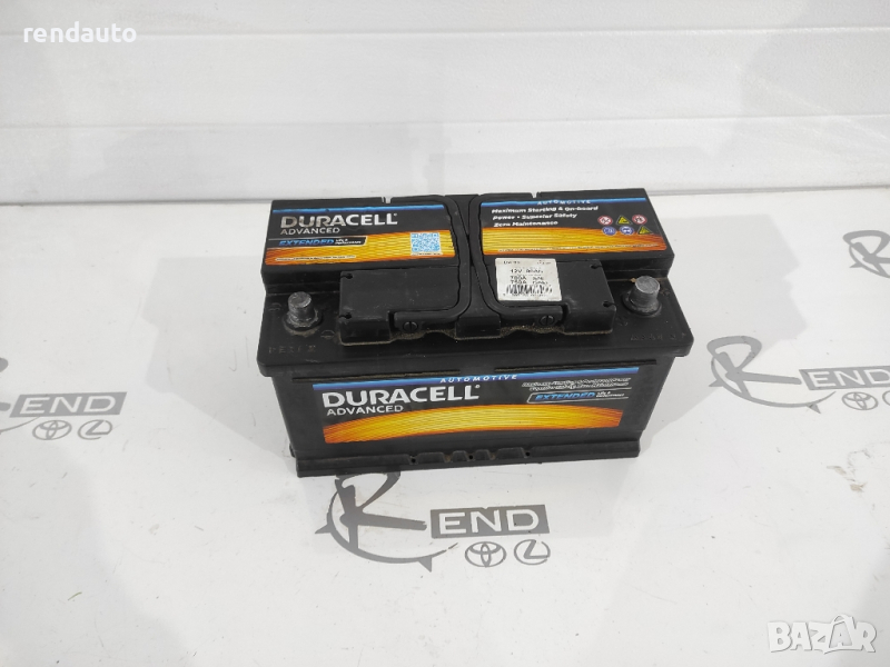Акумулатор Duracell Advanced DA80 80Ah 700A , снимка 1