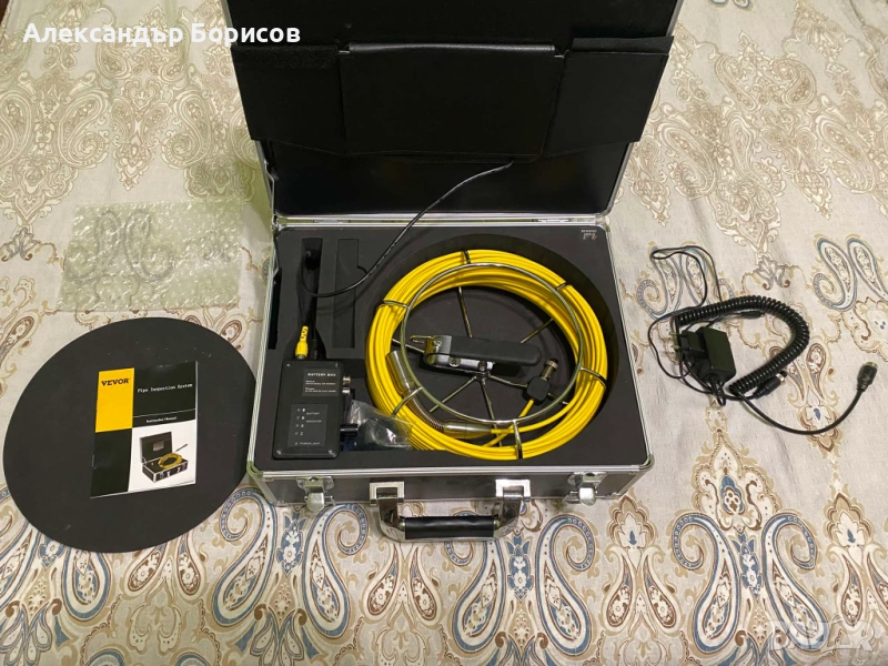 Камера VEVOR за инспекция на канализация 30м [7" LCD DVR], снимка 1