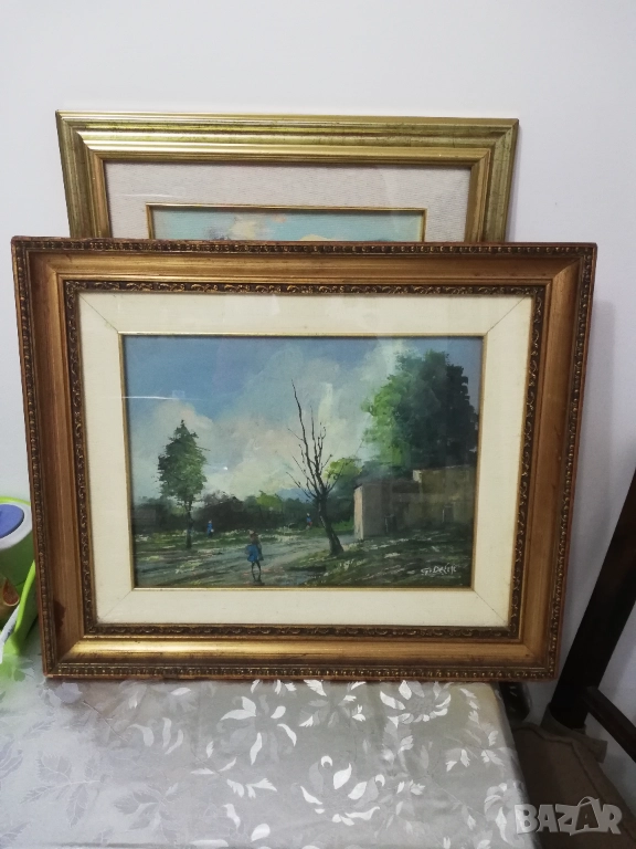 картина масло върху платно внос от Италия, снимка 1