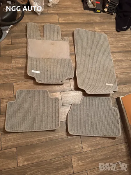 Оригинални сиви мокетни стелки за Мерцедес С класа, Mercedes-Benz S-Class, S Class, 1999-2005 г., снимка 1