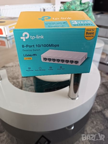 TP-LINK 8 Портов Switch / Комутатор / Суич - LS1008 - 8 Ports, снимка 1