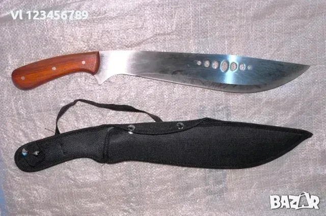 мачете с дървена дръжка 50 см, снимка 1