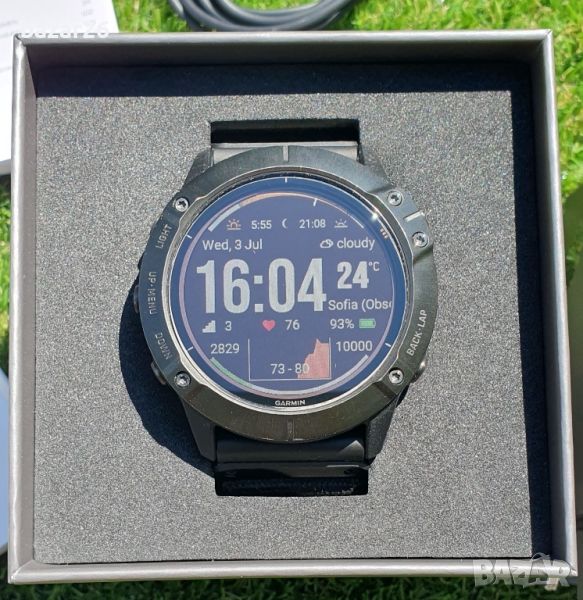 Garmin 6 X PRO SOLAR Titanium часовник , снимка 1