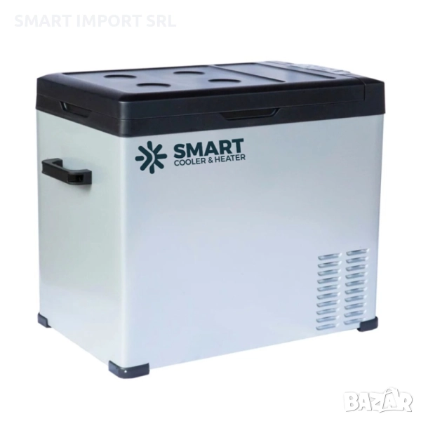 Хладилник за автомобил с компресор Smart Cooler 50L, 12/24 V, с LCD дисплей и Bluetooth, снимка 1