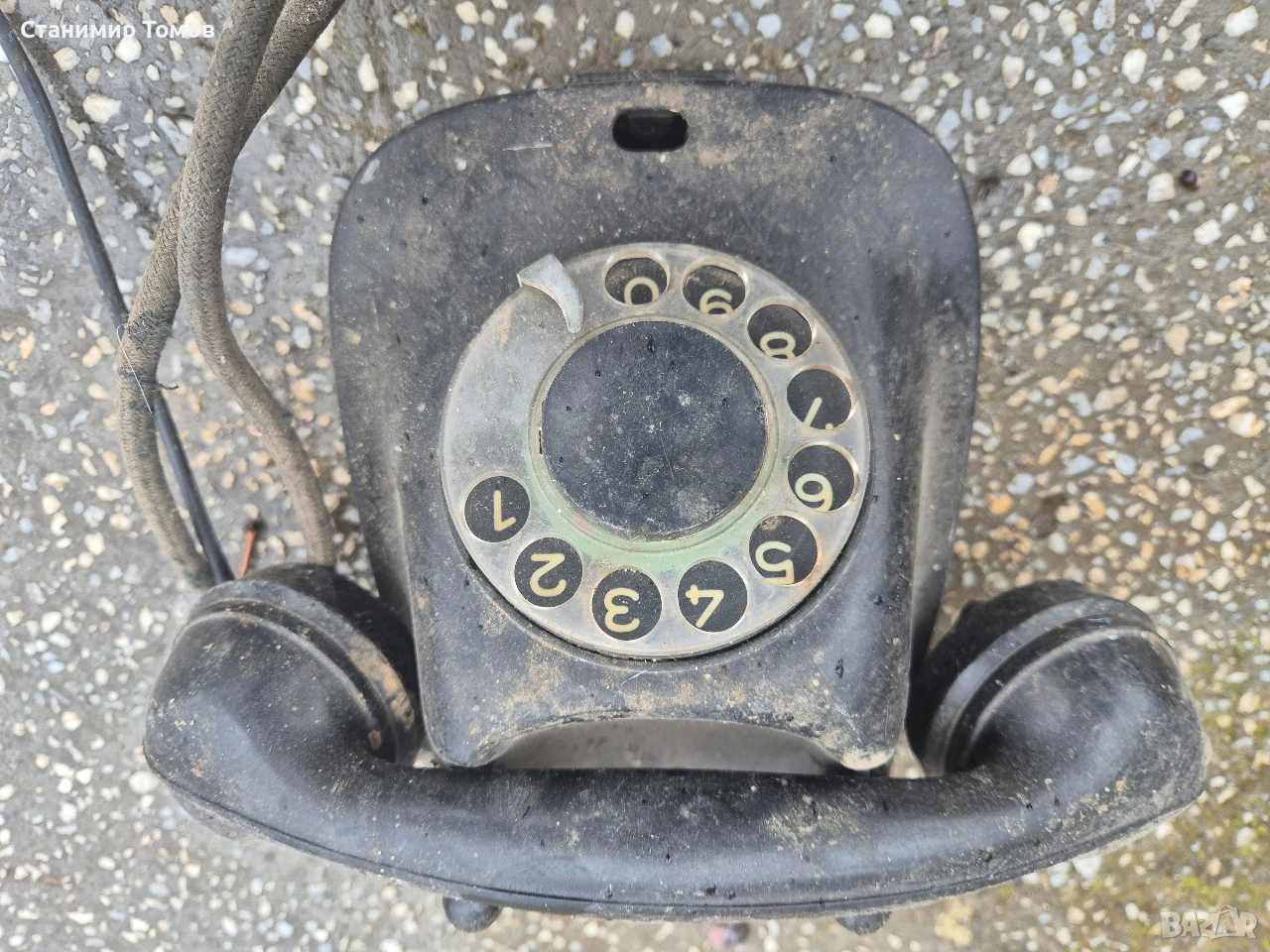 стар телефон с шайба, снимка 1