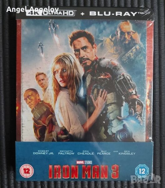 Iron Man 3  -   4K UHD & Blu ray  Steelbook , снимка 1