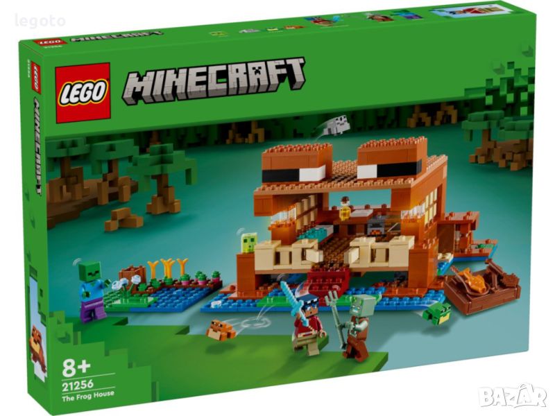 НОВО ЛЕГО 21256 Майнкрафт - Жабешката къща LEGO 21256 Minecraft The Frog House, снимка 1