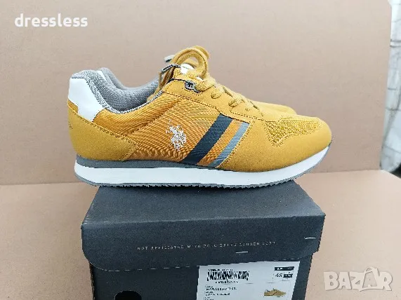 Обувки US POLO Nobil006 Sneakers Yellow M, снимка 1