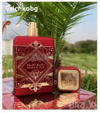 Луксозен арабски парфюм Badee Al Oud SUBLIME от Lattafa 100ml Ябълка, личи и роза, слива и жасмин , , снимка 1